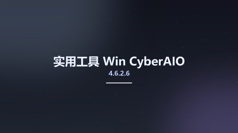 实用工具_Win_CyberAIO 4.6.2.6资源下载地址_百度网盘迅雷BT-360自学网