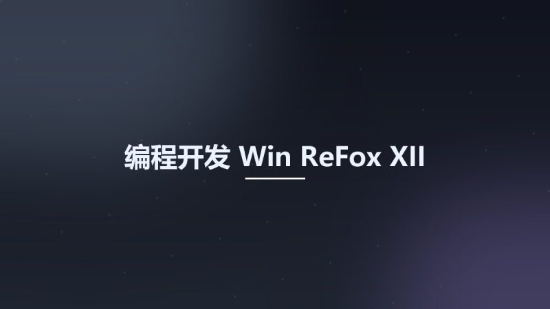 编程开发_Win_ReFox XII资源下载地址_百度网盘迅雷BT-360自学网