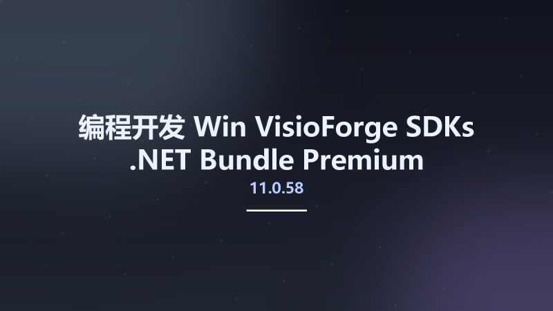 编程开发_Win_VisioForge SDKs .NET Bundle Premium 11.0.58资源下载地址_百度网盘迅雷BT-360自学网
