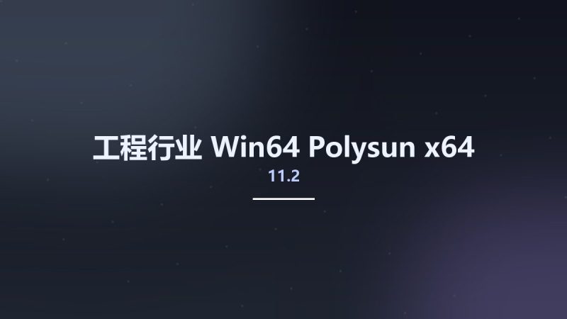 工程行业_Win64_Polysun 11.2 x64资源下载地址_百度网盘迅雷BT-360自学网