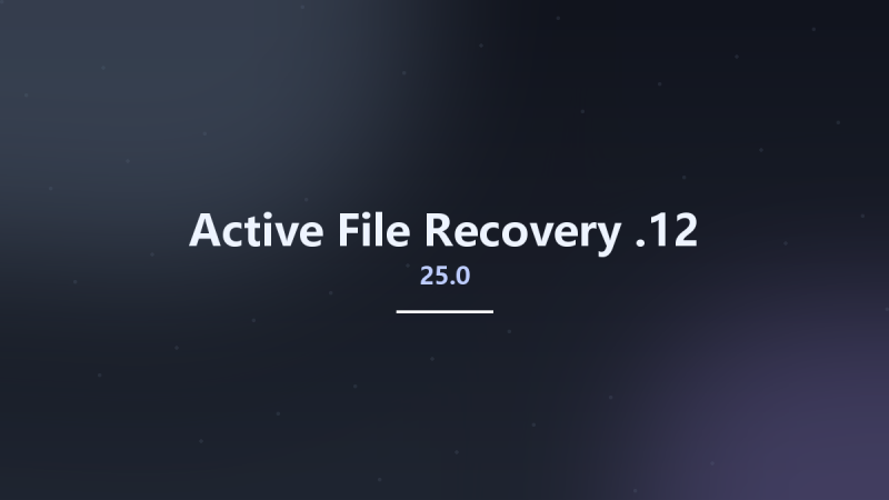 Active File Recovery 25.0.12资源下载地址_百度网盘迅雷BT-360自学网