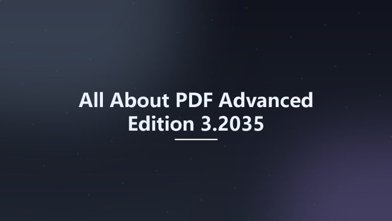 All About PDF Advanced Edition 3.2035-360自学网