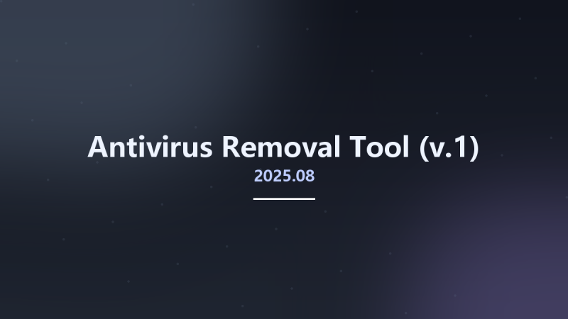 Antivirus Removal Tool 2025.08 (v.1)资源下载地址_百度网盘迅雷BT-360自学网