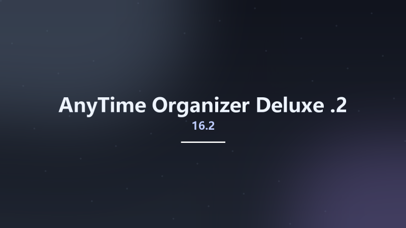 AnyTime Organizer Deluxe 16.2.2资源下载地址_百度网盘迅雷BT-360自学网