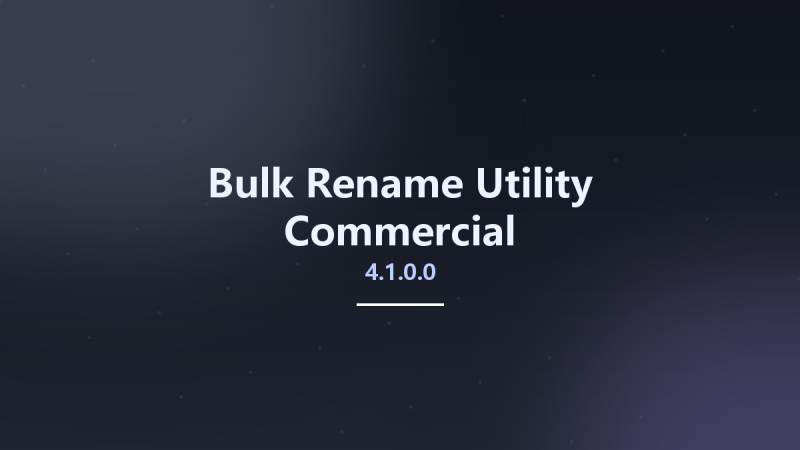 Bulk Rename Utility 4.1.0.0 Commercial资源下载地址_百度网盘迅雷BT-360自学网