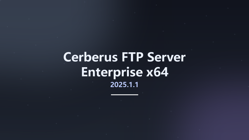 Cerberus FTP Server Enterprise 2024.4 x64资源下载地址_百度网盘迅雷BT-360自学网