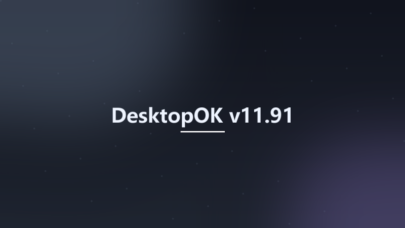 DesktopOK v11.91资源下载地址_百度网盘迅雷BT-360自学网