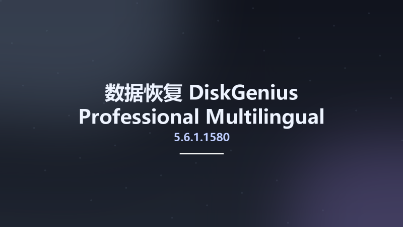 数据恢复__DiskGenius Professional 5.6.0.1565 Multilingual资源下载地址_百度网盘迅雷BT-360自学网