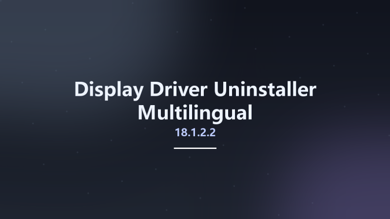 Display Driver Uninstaller 18.0.9.2 Multilingual资源下载地址_百度网盘迅雷BT-360自学网