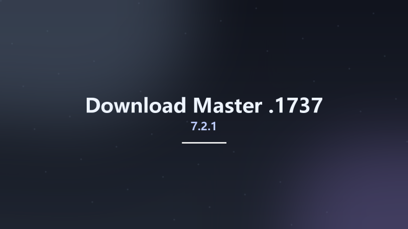 Download Master 7.2.1.1737资源下载地址_百度网盘迅雷BT-360自学网