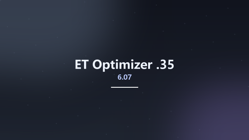 ET Optimizer 6.07.35资源下载地址_百度网盘迅雷BT-360自学网