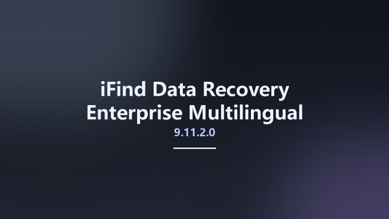 iFind Data Recovery Enterprise 9.11.2.0 Multilingual资源下载地址_百度网盘迅雷BT-360自学网