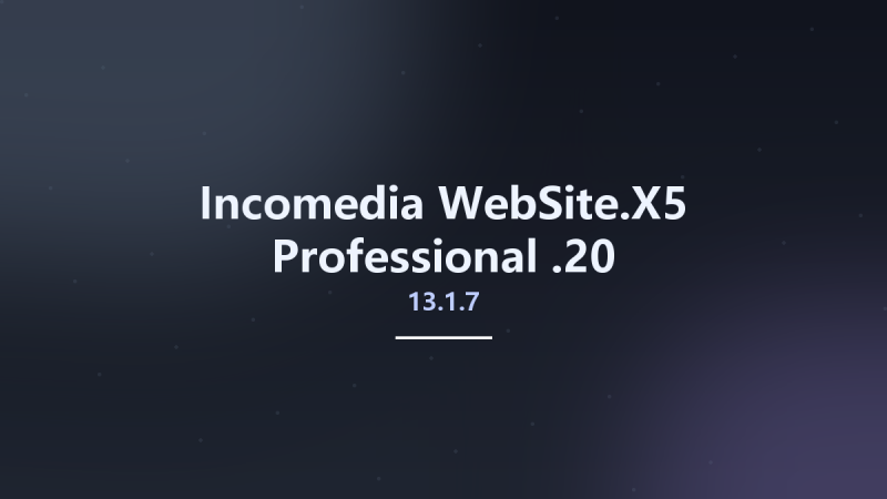 Incomedia WebSite.X5 Professional 13.1.7.20资源下载地址_百度网盘迅雷BT-360自学网