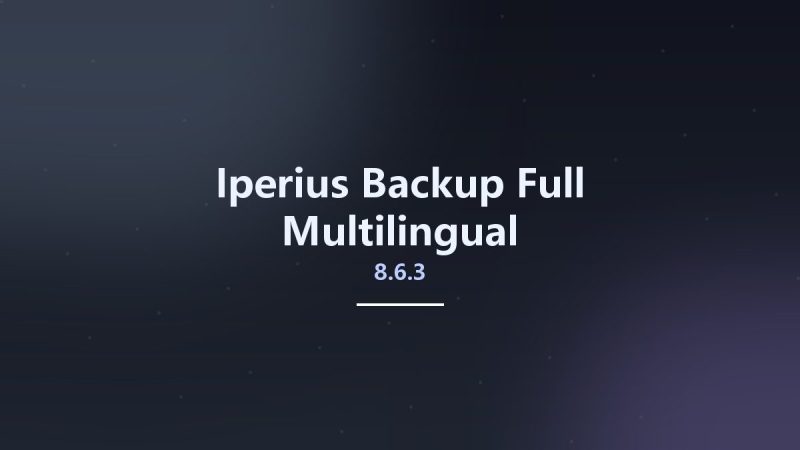 Iperius Backup 8.7-360自学网