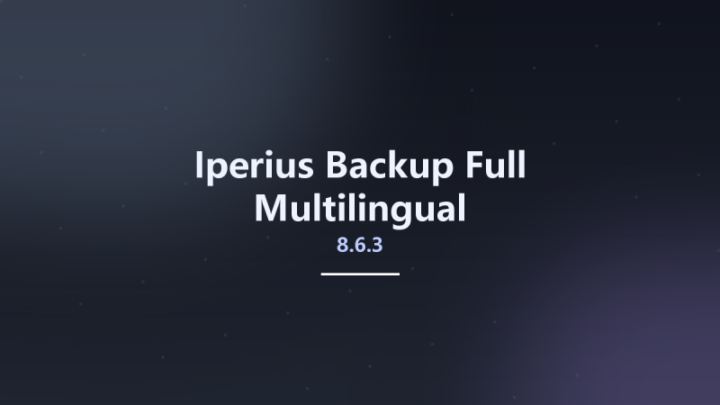 Iperius Backup Full 8.6.3 Multilingual资源下载地址_百度网盘迅雷BT-360自学网