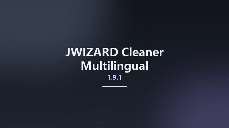 JWIZARD Cleaner 1.9.1 Multilingual资源下载地址_百度网盘迅雷BT-360自学网