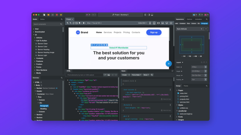 实用工具_linux_Bootstrap Studio 6.7.3 Linux资源下载地址_百度网盘迅雷BT-360自学网