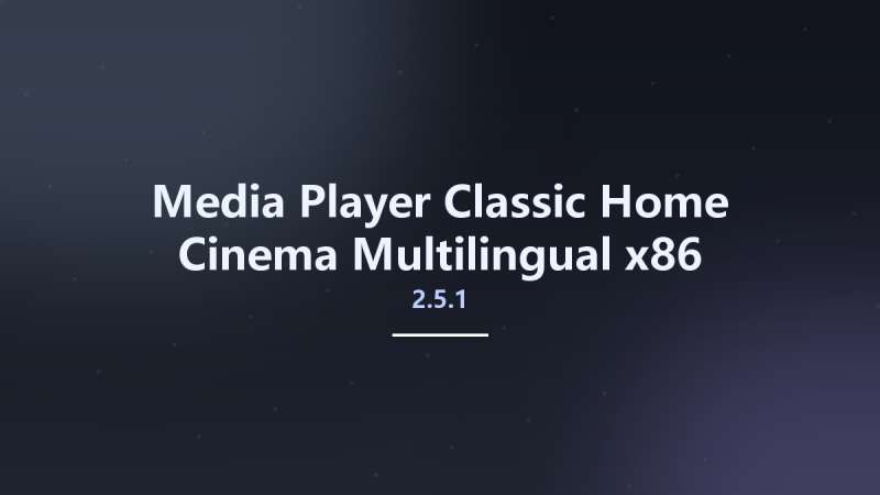 Media Player Classic Home Cinema 2.4.0 Multilingual x64资源下载地址_百度网盘迅雷BT-360自学网