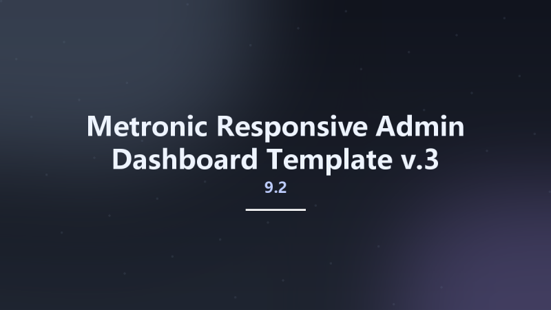Metronic Responsive Admin Dashboard Template v9.2.3资源下载地址_百度网盘迅雷BT-360自学网