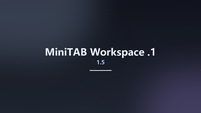 MiniTAB Workspace 1.5资源下载地址_百度网盘迅雷BT-360自学网