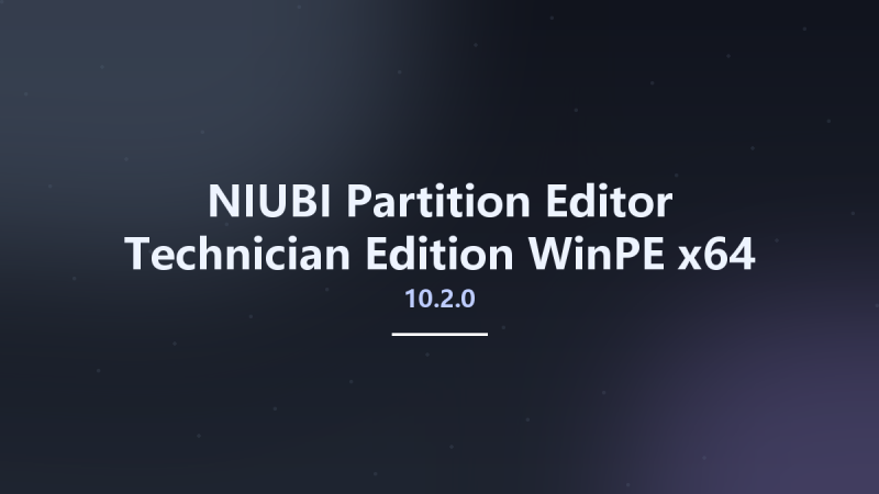 硬盘分区_Win64_NIUBI Partition Editor Technician Edition 10.1.0 WinPE x64资源下载地址_百度网盘迅雷BT-360自学网