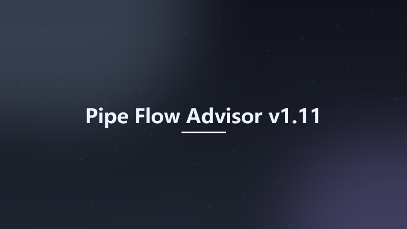 Pipe Flow Advisor v1.11资源下载地址_百度网盘迅雷BT-360自学网