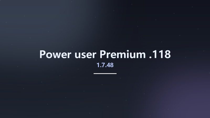 Power-user Premium 1.7.56.189-360自学网