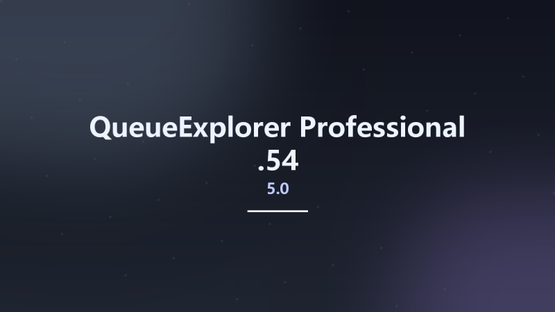 QueueExplorer Professional 5.0.54资源下载地址_百度网盘迅雷BT-360自学网