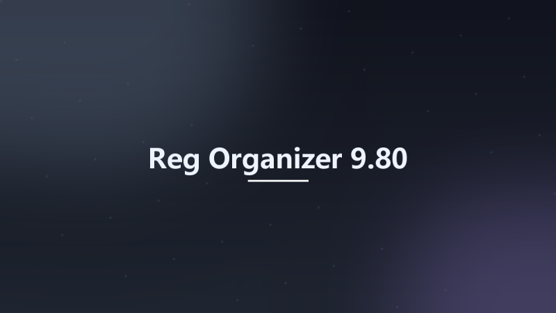 Reg Organizer 9.60资源下载地址_百度网盘迅雷BT-360自学网