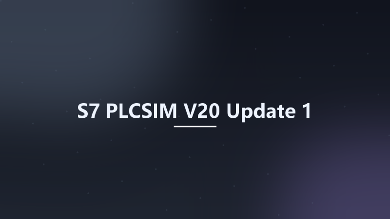 S7 PLCSIM V20 Update 1资源下载地址_百度网盘迅雷BT-360自学网