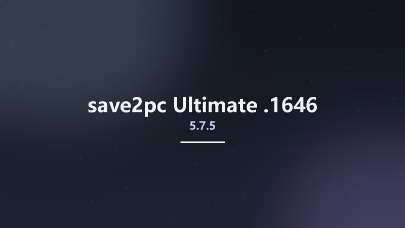 save2pc Ultimate 5.7.5.1646资源下载地址_百度网盘迅雷BT-360自学网