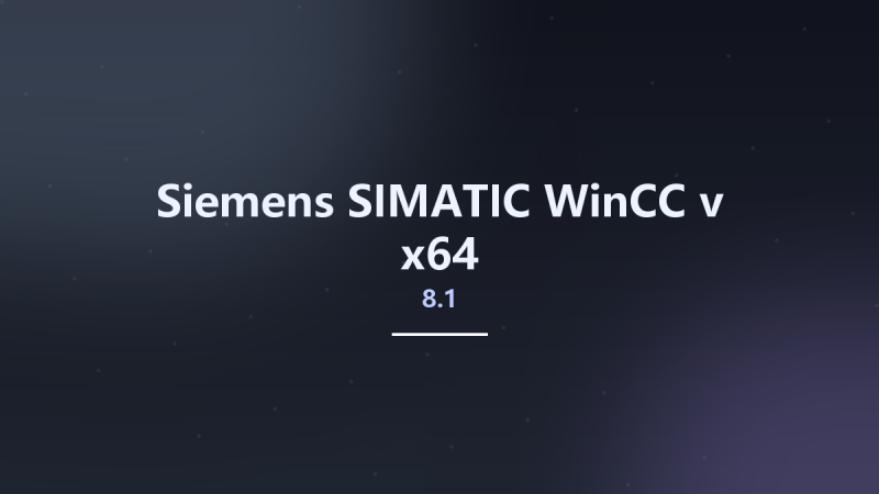 Siemens SIMATIC WinCC v8.1 x64资源下载地址_百度网盘迅雷BT-360自学网