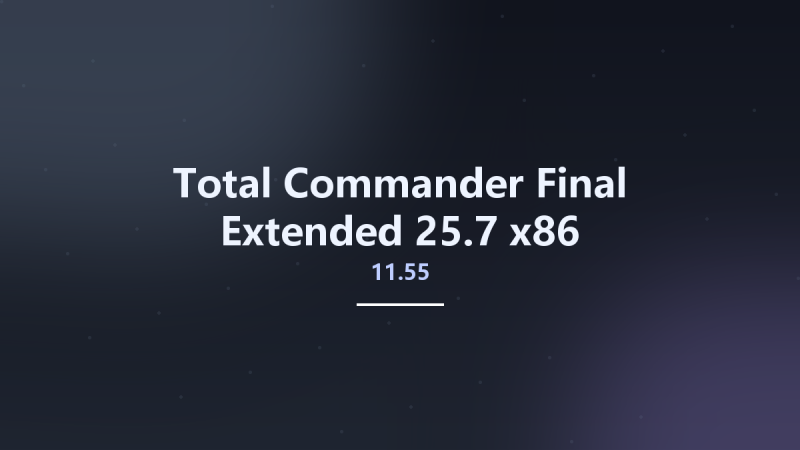 Total Commander 11.55 Final Extended 25.7 x64资源下载地址_百度网盘迅雷BT-360自学网