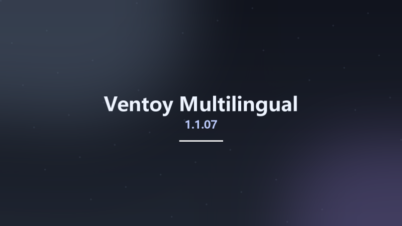 Ventoy 1.1.02 Multilingual资源下载地址_百度网盘迅雷BT-360自学网