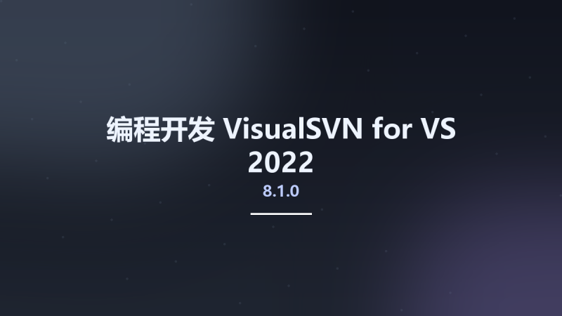 编程开发__VisualSVN 8.1.0 for VS 2022资源下载地址_百度网盘迅雷BT-360自学网