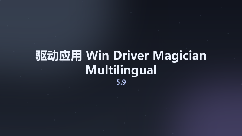 驱动应用_Win_Driver Magician 5.30 Multilingual资源下载地址_百度网盘迅雷BT-360自学网