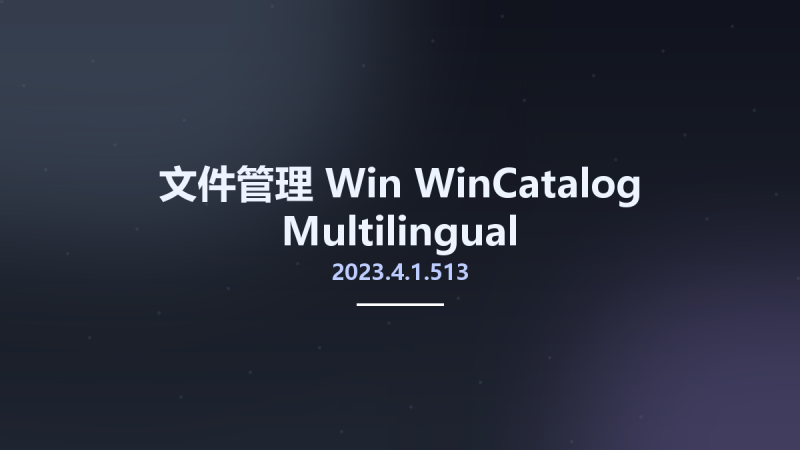 文件管理_Win_WinCatalog 2021.5.1.809 Multilingual Portable资源下载地址_百度网盘迅雷BT-360自学网