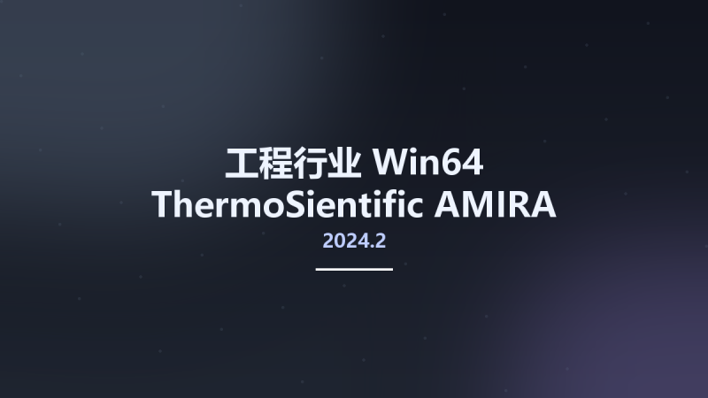 工程行业_Win64_ThermoSientific AMIRA AVIZO 3D 2024.1 x64资源下载地址_百度网盘迅雷BT-360自学网