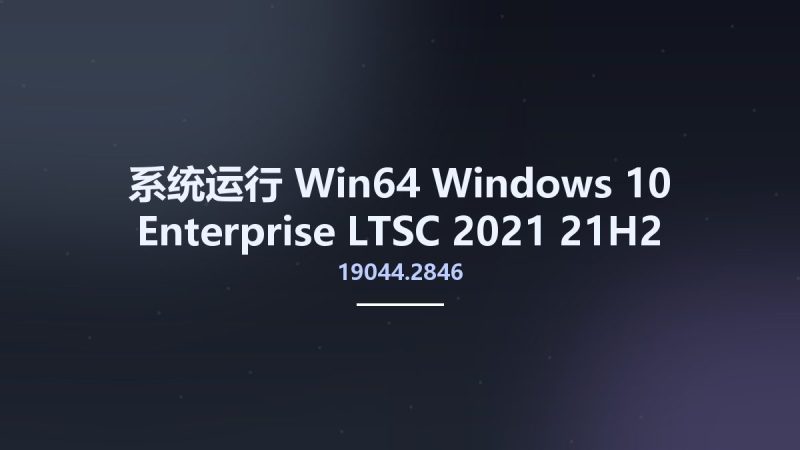 系统运行_Win64_Windows 10 Enterprise LTSC 2021 21H2 Build 19044.2846 Preactivated May 2023 x64资源下载地址_百度网盘迅雷BT-360自学网