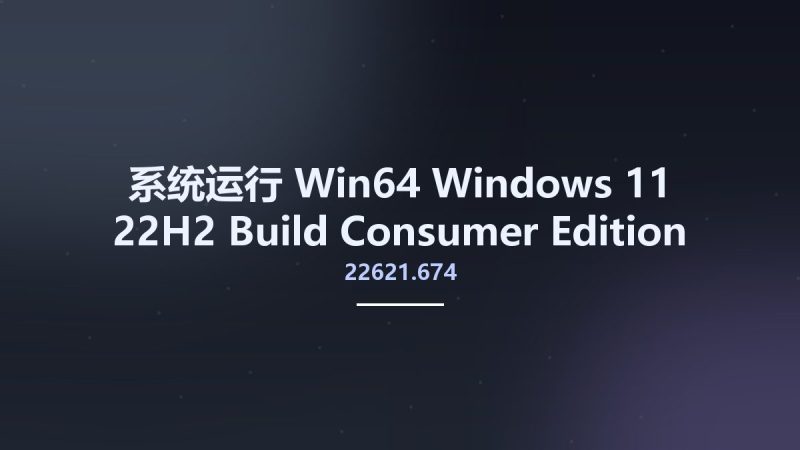 系统运行_Win64_Windows 11 22H2 Build 22621.674 Consumer Edition English October 2022 MSDN x64 Unlocked Preactivated资源下载地址_百度网盘迅雷BT-360自学网