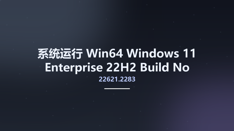 系统运行_Win64_Windows 11 Enterprise 22H2 Build 22621.2283 No-TPM Preactivated September 2023 x64资源下载地址_百度网盘迅雷BT-360自学网