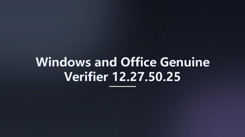 Windows and Office Genuine Verifier 12.27.50.25-360自学网