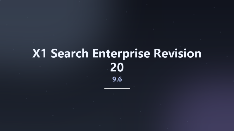X1 Search Enterprise 9.6 Revision 20资源下载地址_百度网盘迅雷BT-360自学网