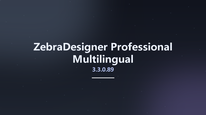 ZebraDesigner Professional 3.3.0.89 Multilingual资源下载地址_百度网盘迅雷BT-360自学网