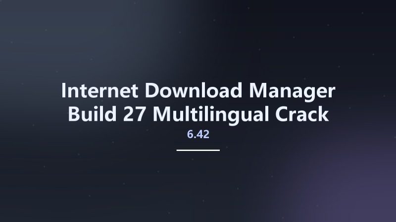 Internet Download Manager 6.42 Build 51 Only-360自学网