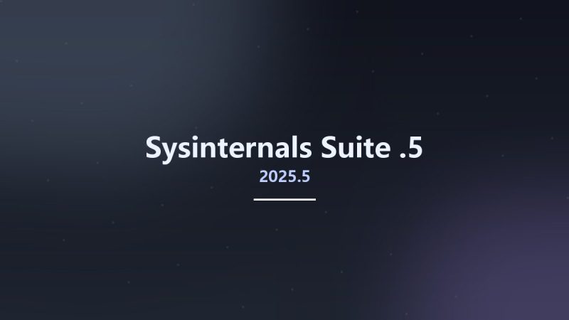 Sysinternals Suite 2025.10.13-360自学网