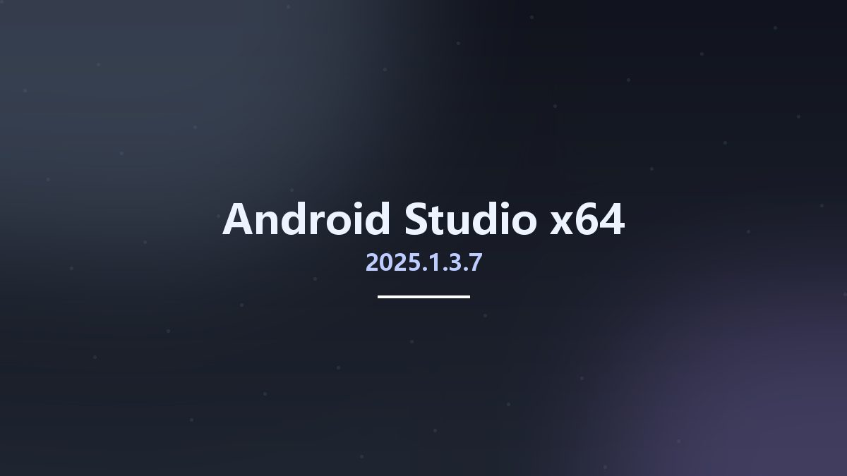 Android Studio 2025.1.1.14 x64资源下载地址_百度网盘迅雷BT